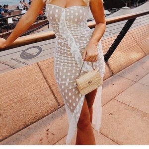 Majorelle white Brady dress